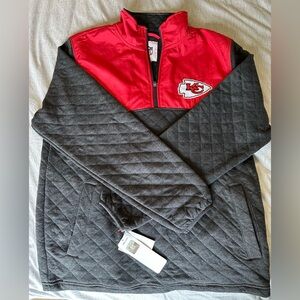 NWT - Official NFL Chiefs Quilted Pullover